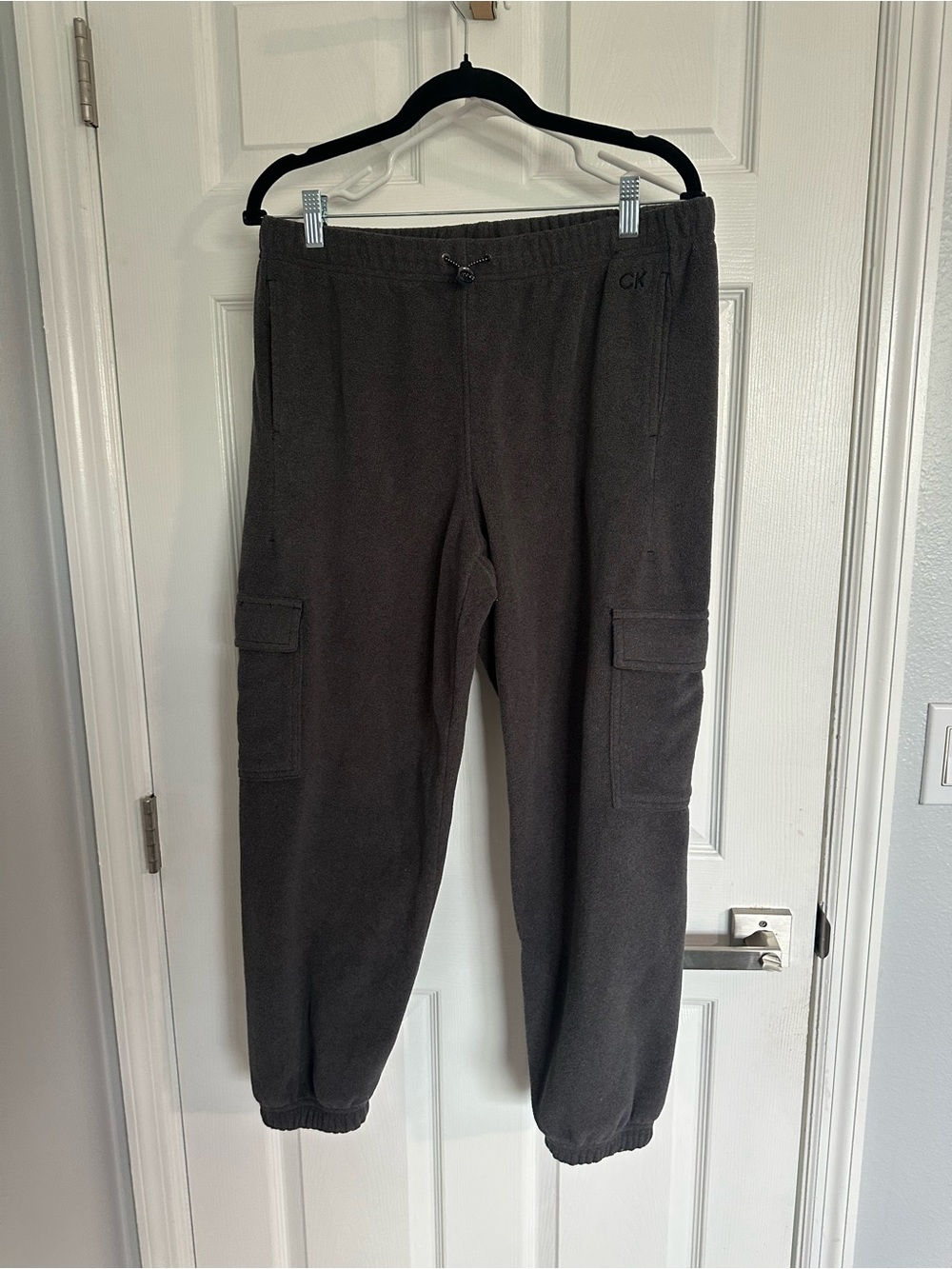 Calvin Klein Charcoal Cargo Jogger Pants